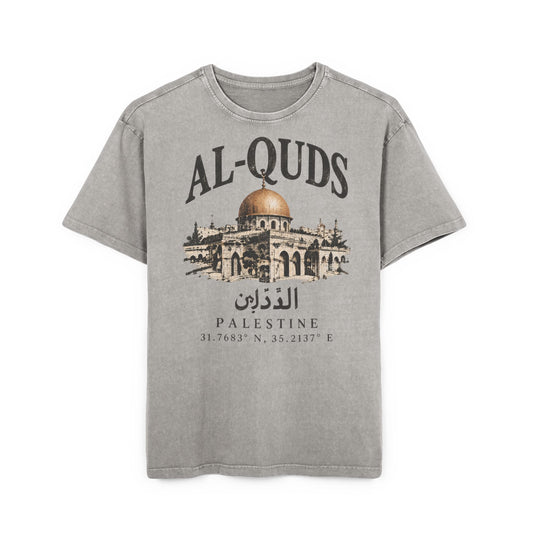 Al-Quds Washed Oversized Tee
