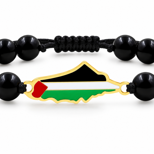 Bracelet Palestine avec perles