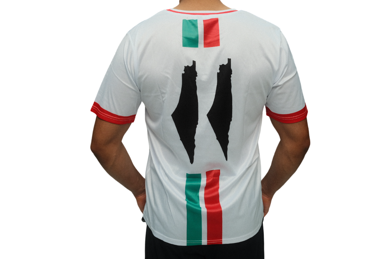 Palestine United Football T-shirt White