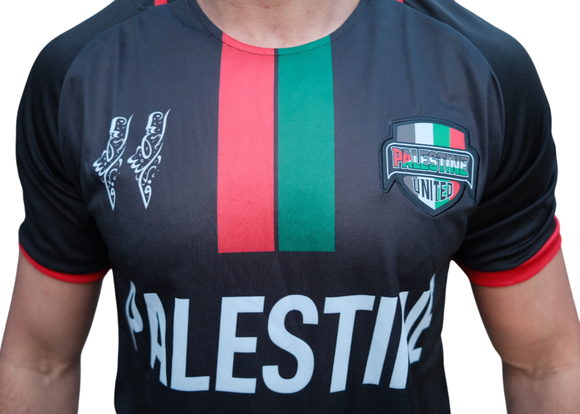 Palestine United Football T-shirt Black