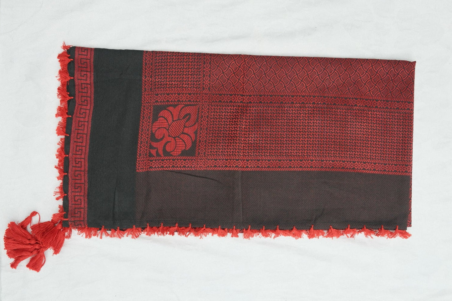 Shemagh Rojo Negro