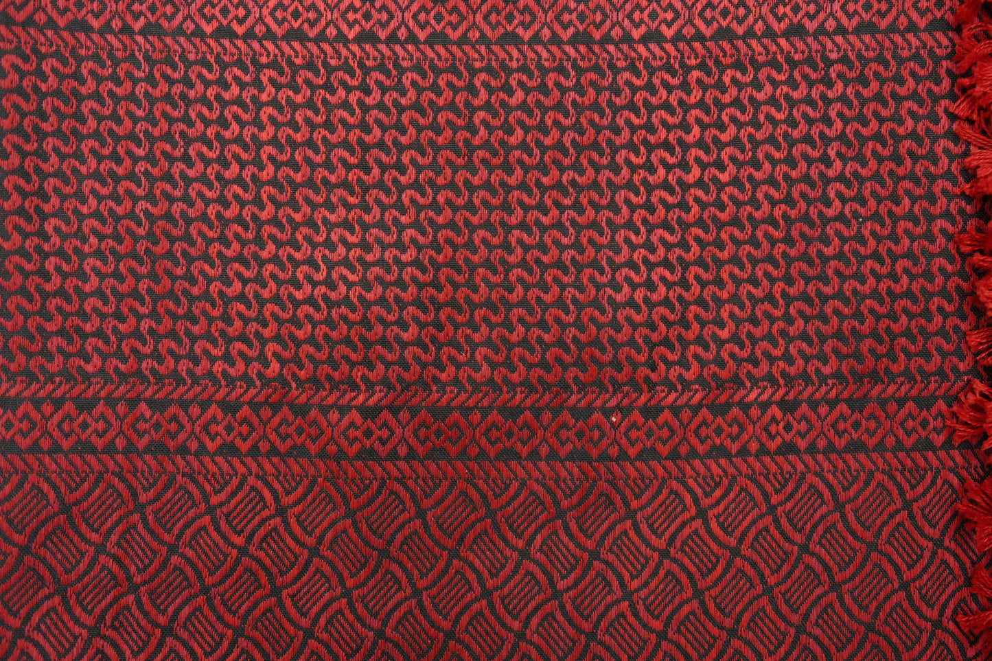 Shemagh Rojo Negro