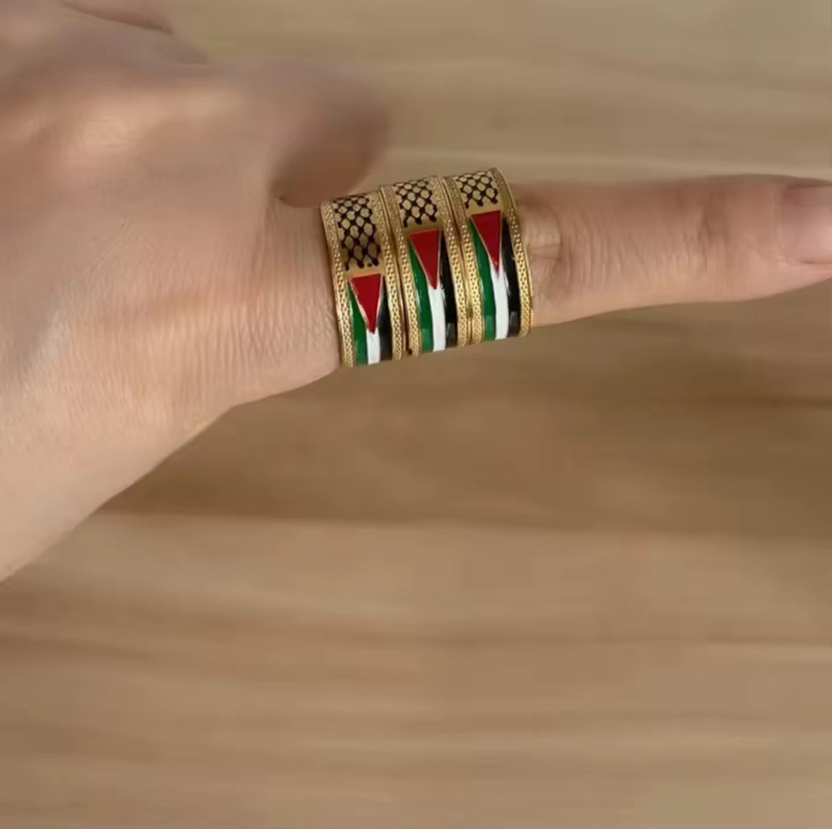 Palestine Ring Gold/Silver