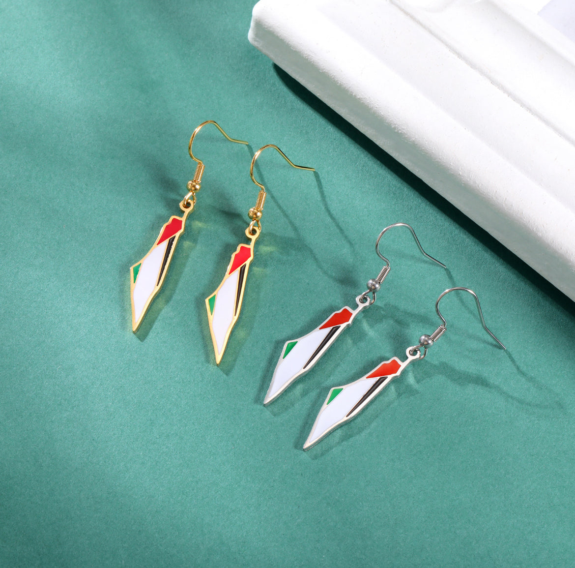 Palestine Earrings Gold/Silver