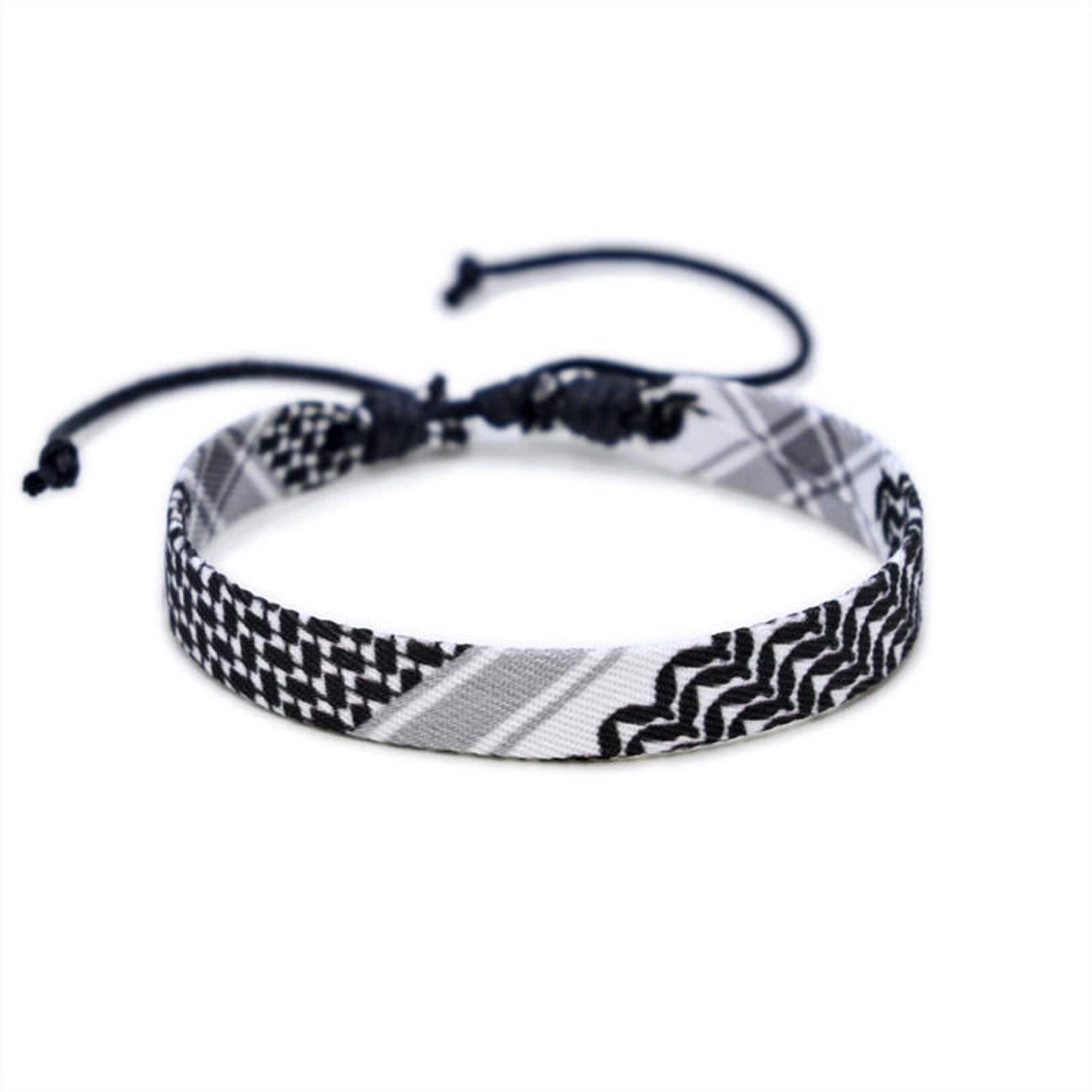 Keffiyeh Bracelet Red/Green/Black