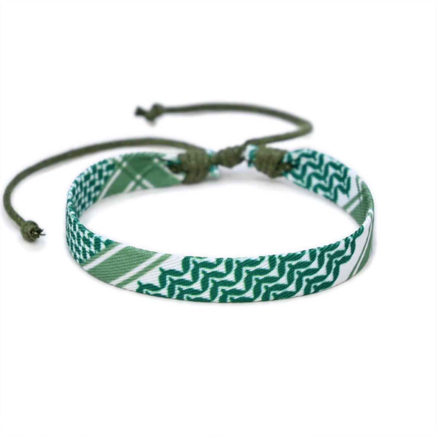 Keffiyeh Bracelet Red/Green/Black