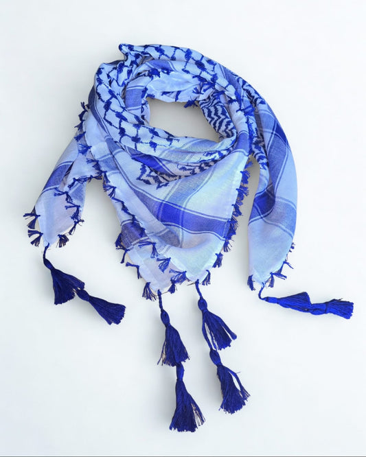 Kufiya/Keffiyeh Púrpura 100% Algodón