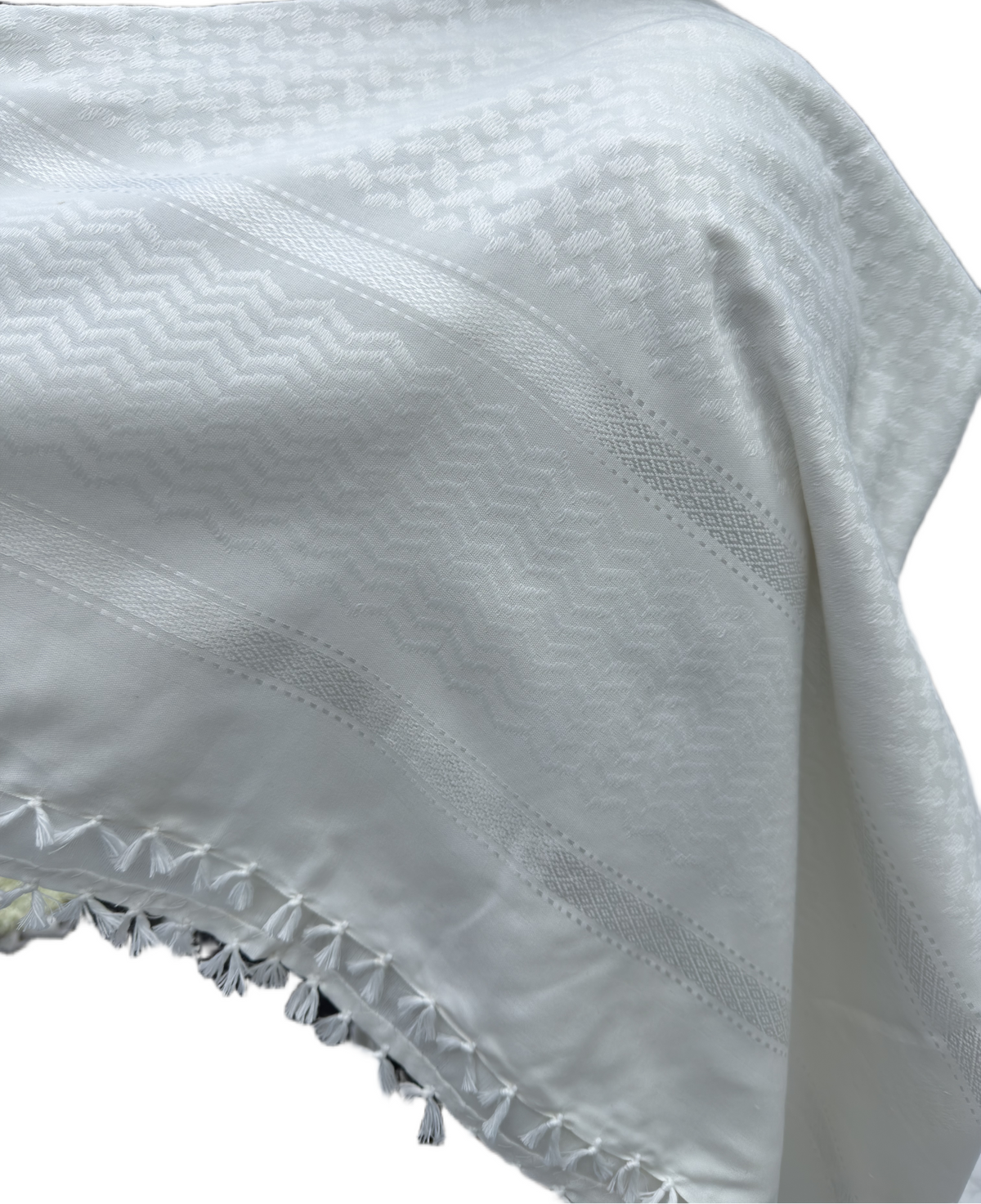 Kufiya Fully White Premium