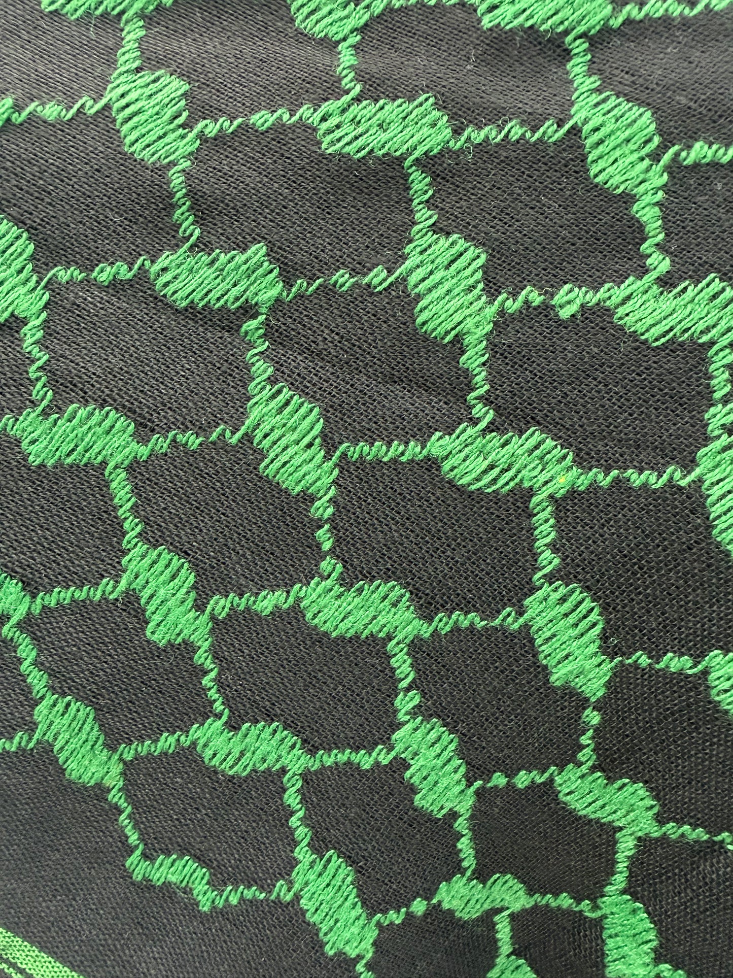 Kufiya/Keffiyeh Verde/Branco Algodão Premium