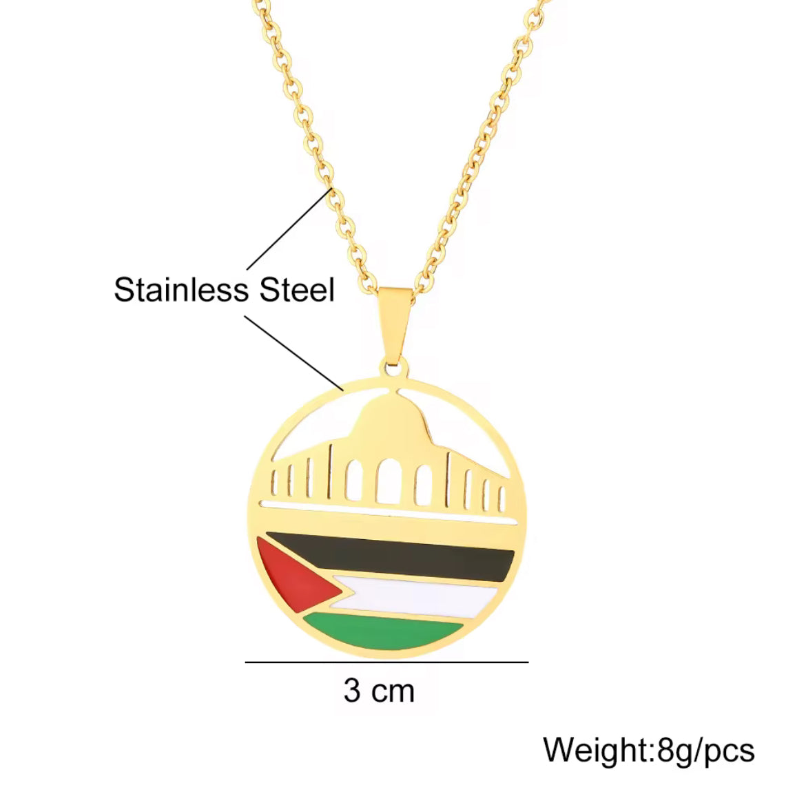 Collier Dome de Palestine