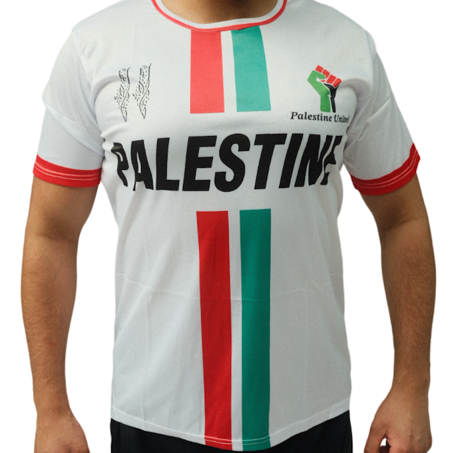 Palestine United Football T-shirt White