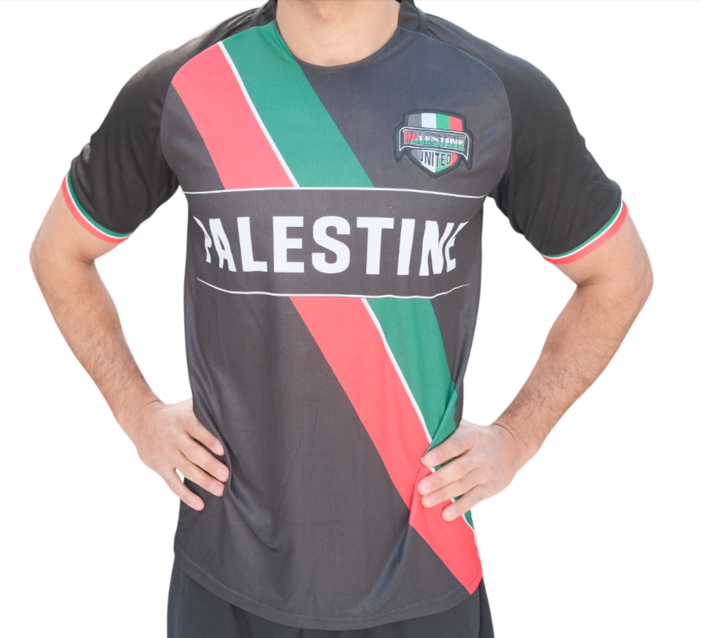 Palestine United T-Shirt United We Stand Black