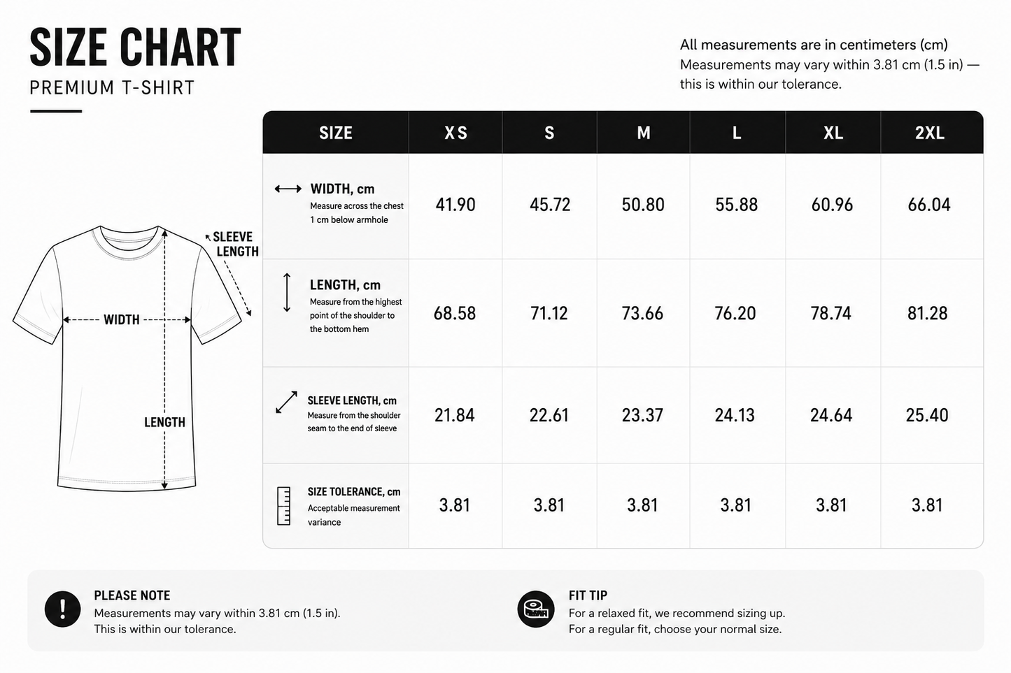 T-shirt avec citation