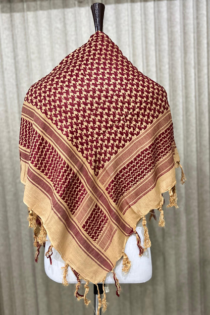 Shemagh Sahara Red