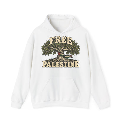 Free Palestine Olive Tree Hoodie