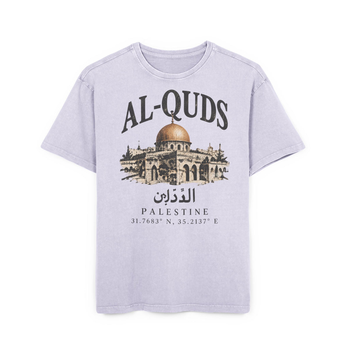 Al-Quds Washed Oversized Tee