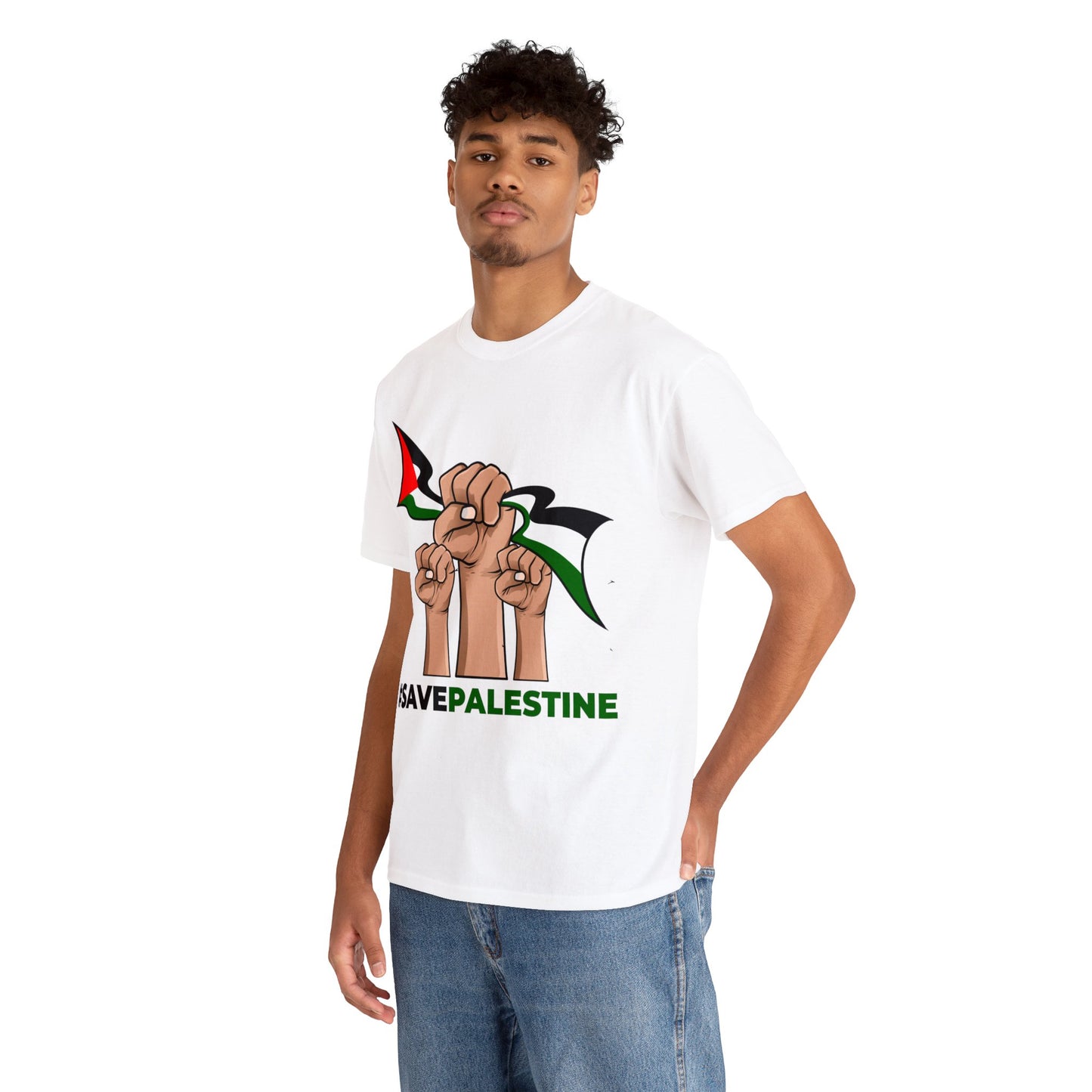 #SavePalestine Unisex Heavy Cotton T-shirt