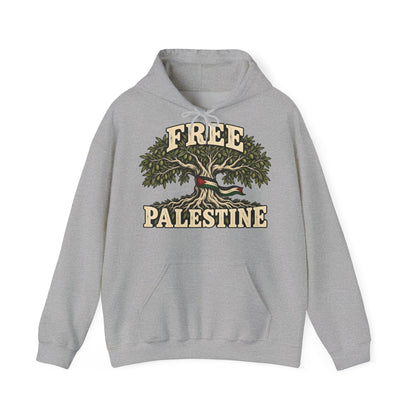 Free Palestine Olive Tree Hoodie