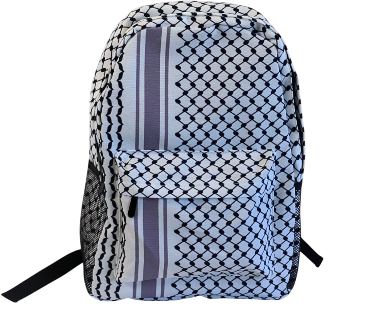 Mochila Keffiyeh - Clássico Preto & Branco