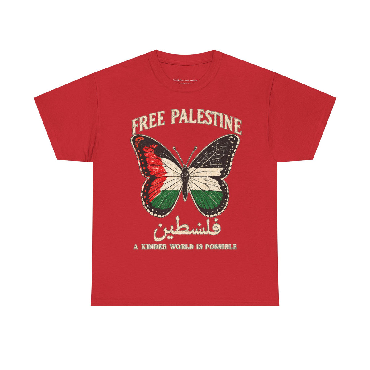 Free Palestine Butterfly Tee