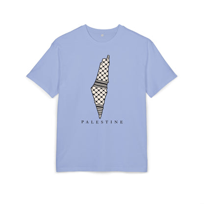 Palestine Keffiyeh Map Oversized Tee