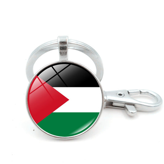 Llavero con bandera palestina