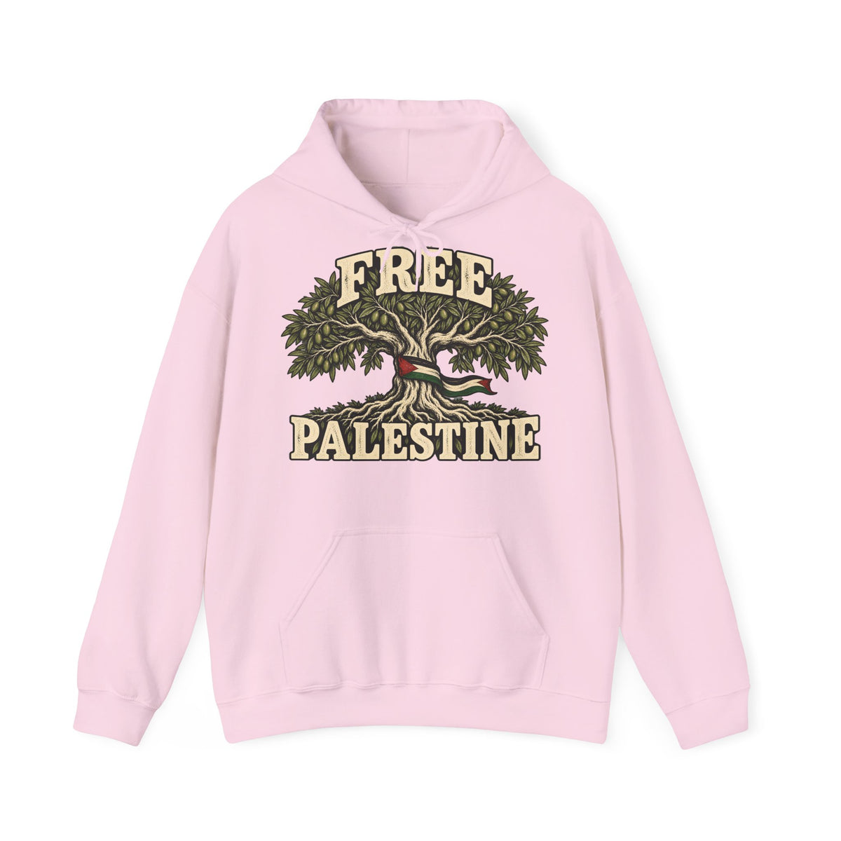 Free Palestine Olive Tree Hoodie