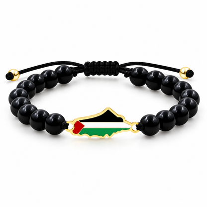 Bracelet Palestine avec perles