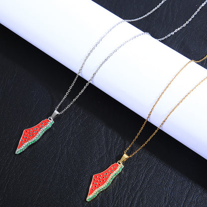 Palestine Necklace Gold/Silver