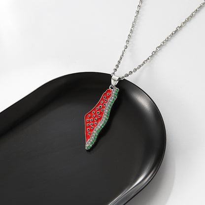 Palestine Necklace Gold/Silver