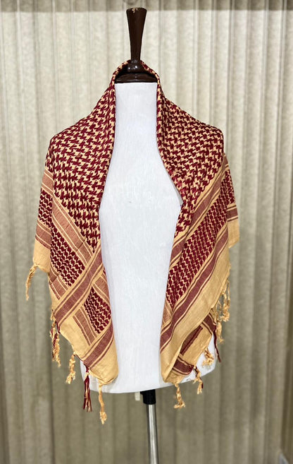 Shemagh Sahara Red