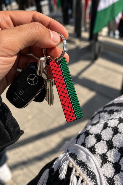 Geweven Watermeloen Sleutelhanger/Hangtag