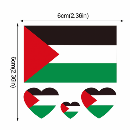 Palestine Sticker Tattoo 5/10/20 Pieces