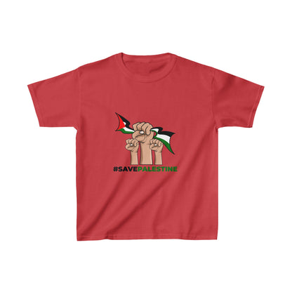 Kids #SavePalestine Heavy Cotton T-Shirt