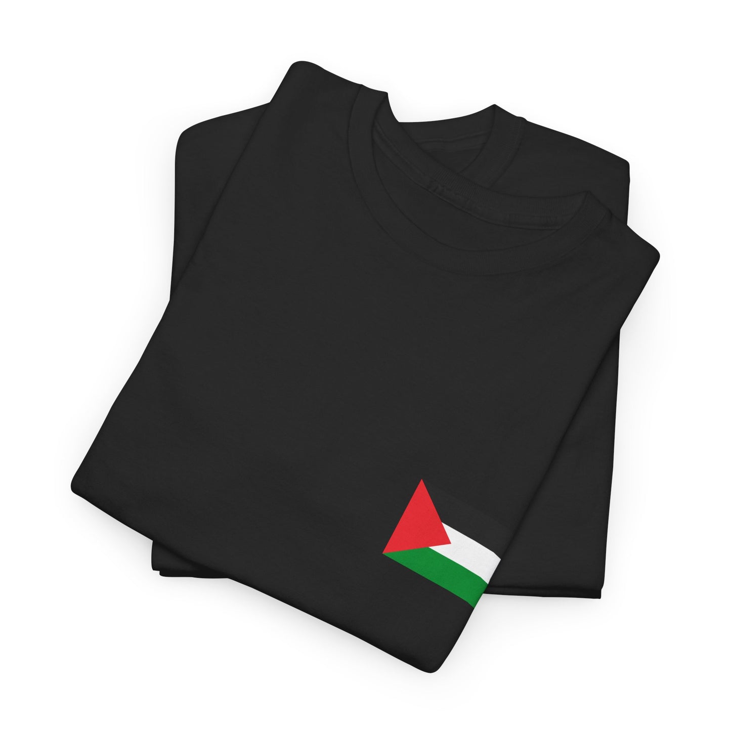 Free Palestine Watermelon (Rückendruck) T-Shirt aus schwerer Baumwolle