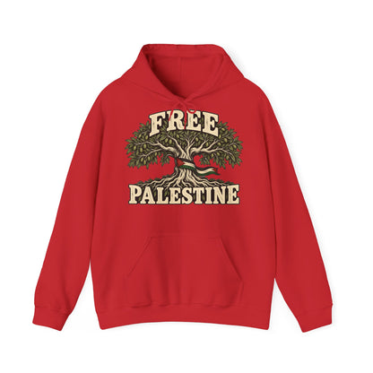 Free Palestine Olive Tree Hoodie