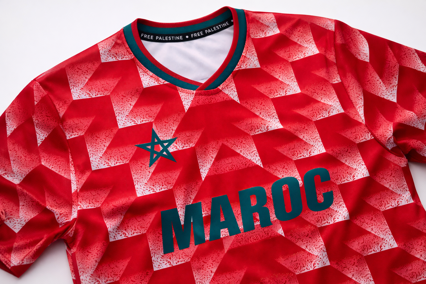Palestine x Maroc T-shirt de football rétro