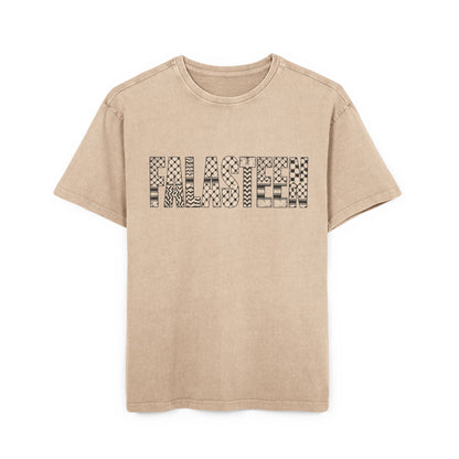 Falasteen Keffiyeh Washed Oversized Tee