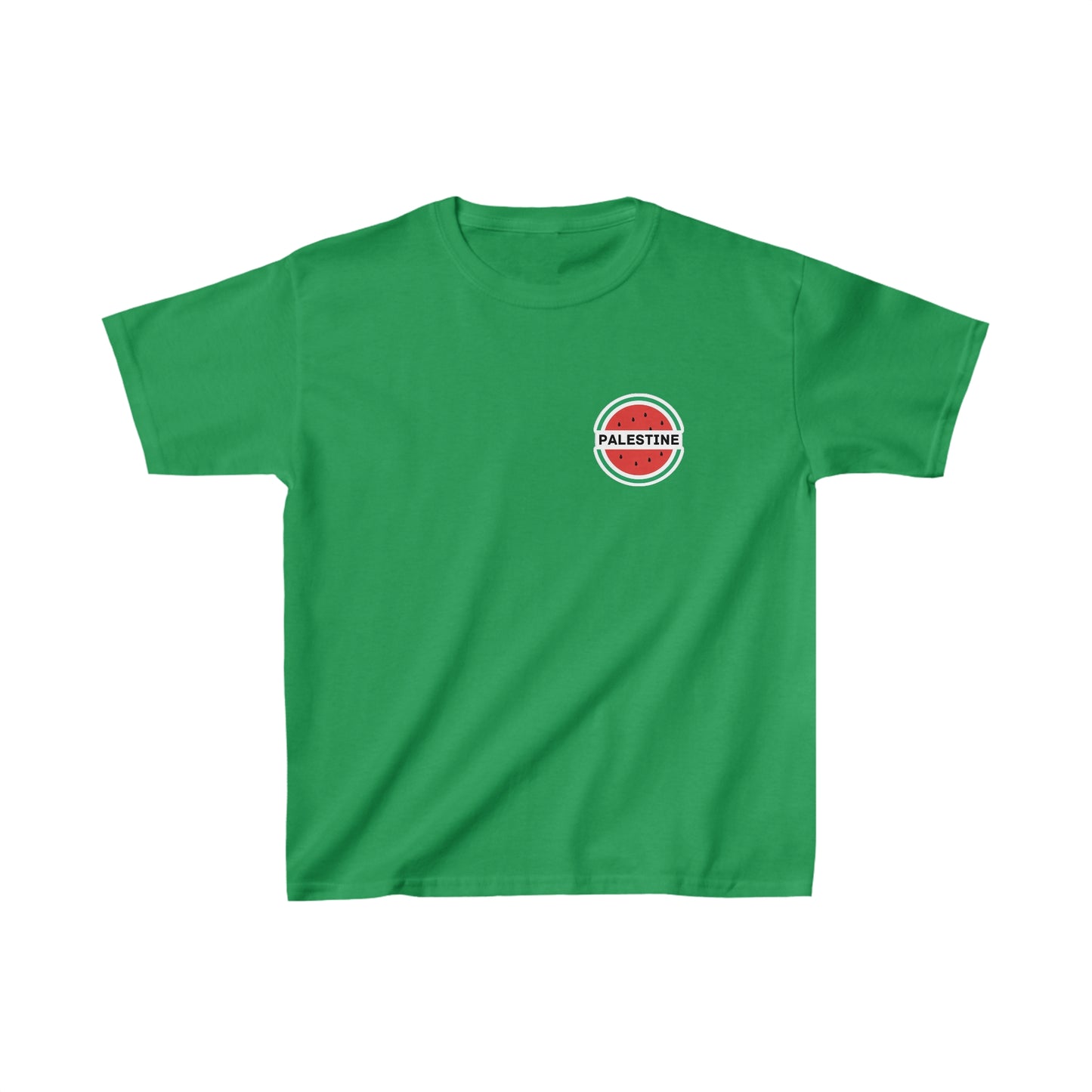 Kids Palestine Watermelon Heavy Cotton T-Shirt