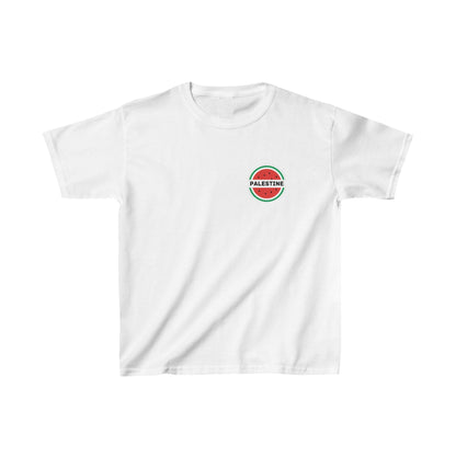 Kinder-T-Shirt „Palestine Watermelon“ aus schwerer Baumwolle