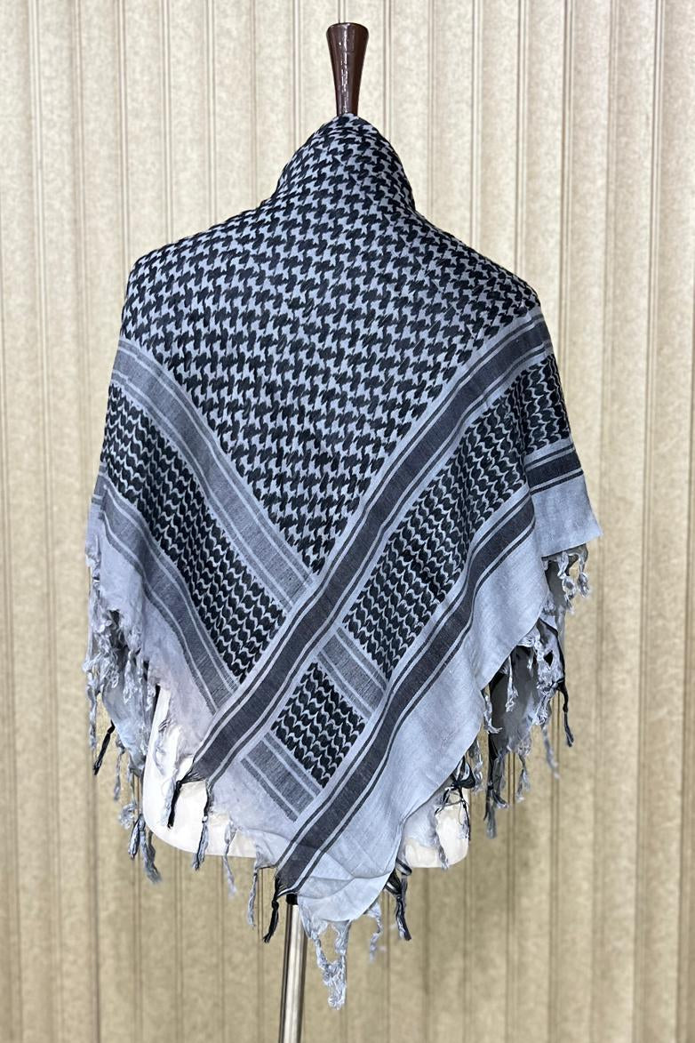 Shemagh Cinzento Sombra