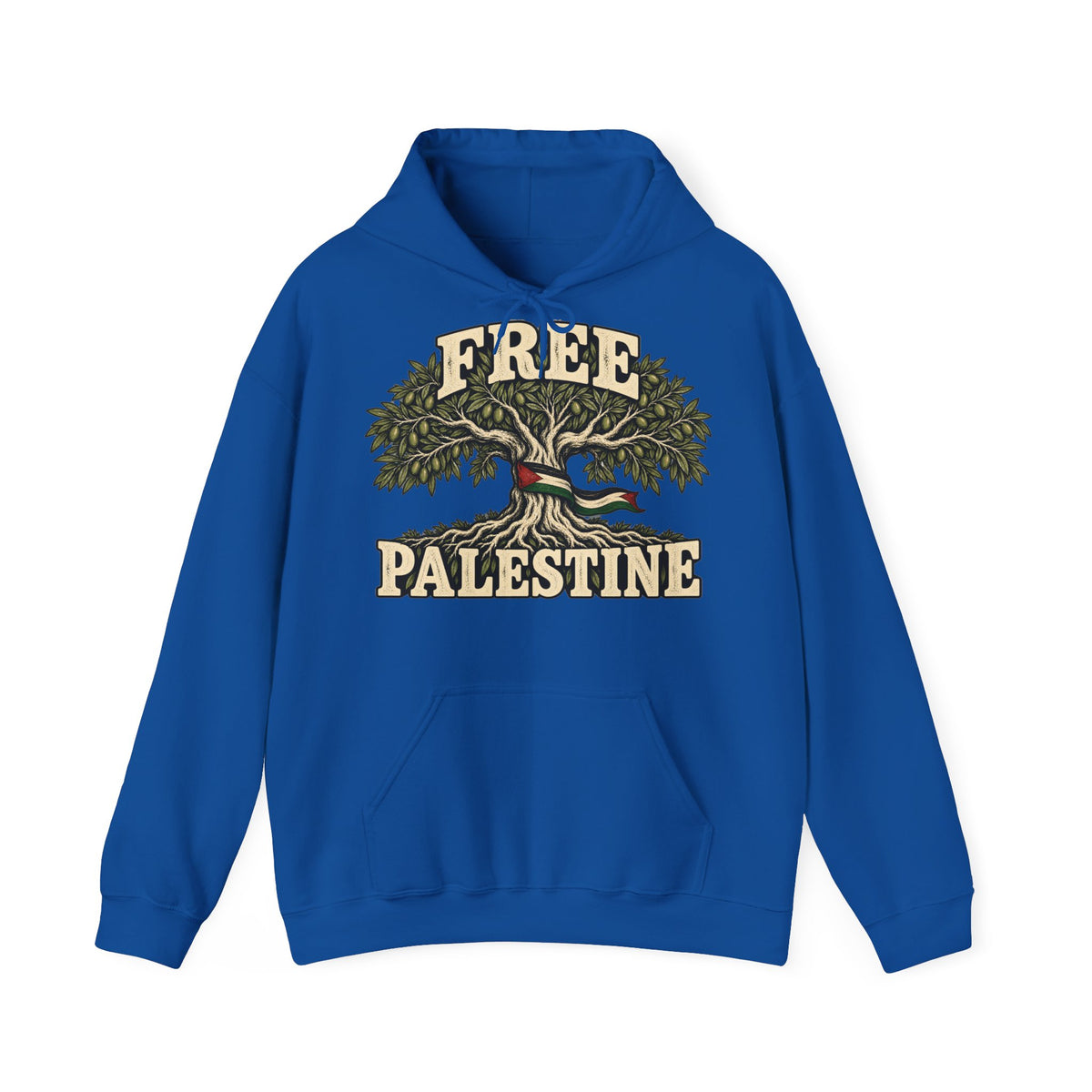 Free Palestine Olive Tree Hoodie