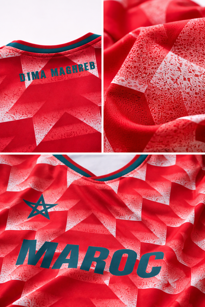 Palestine x Maroc T-shirt de football rétro