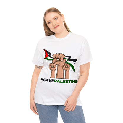 #SavePalestine Unisex Heavy Cotton T-shirt