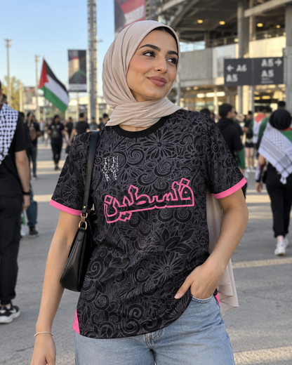 Camisola Palestine Black Dahlia