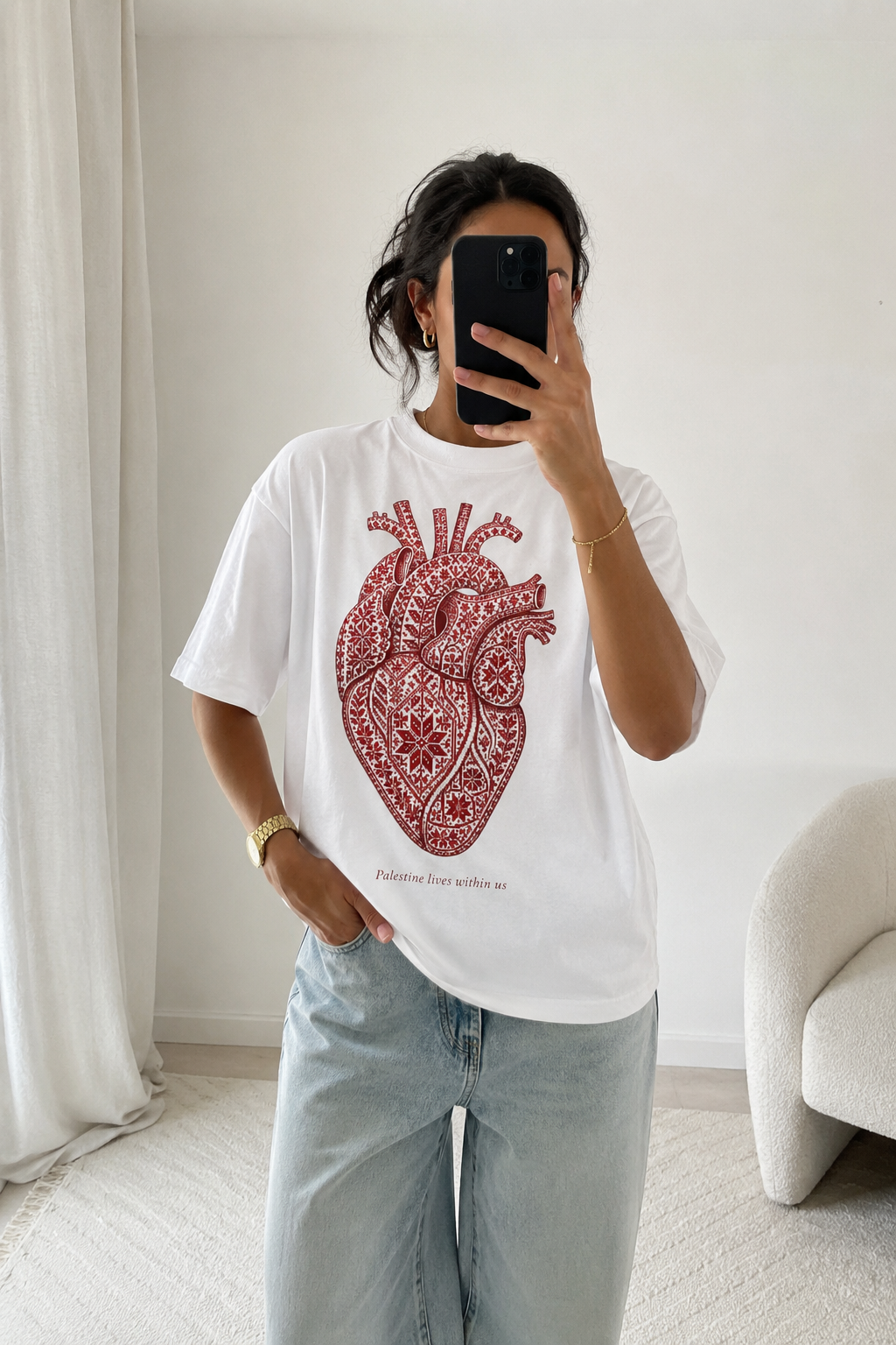 Palestine Lives Within Us T-shirt