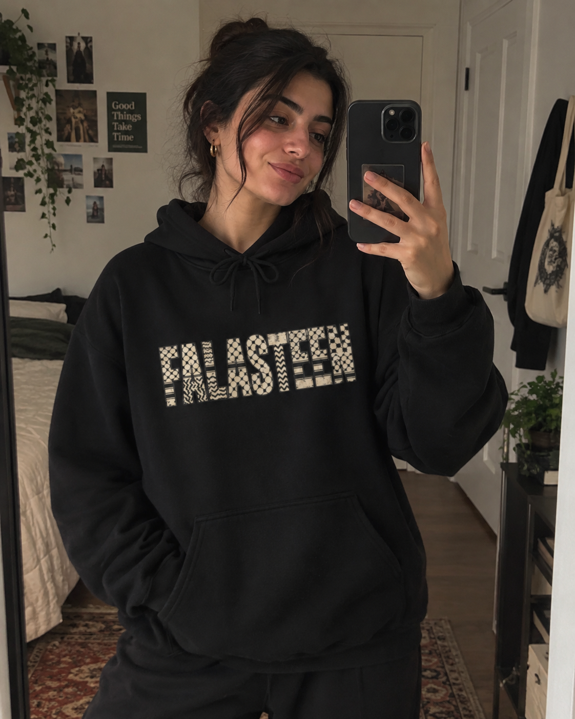 Palestine Keffiyeh Hoodie