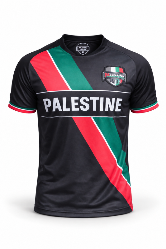 Palestine United T-Shirt United We Stand Black