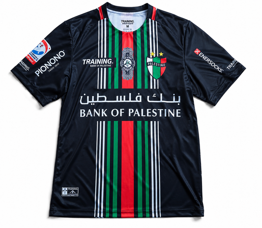 Palestino Training Fodbold T-shirt Sort