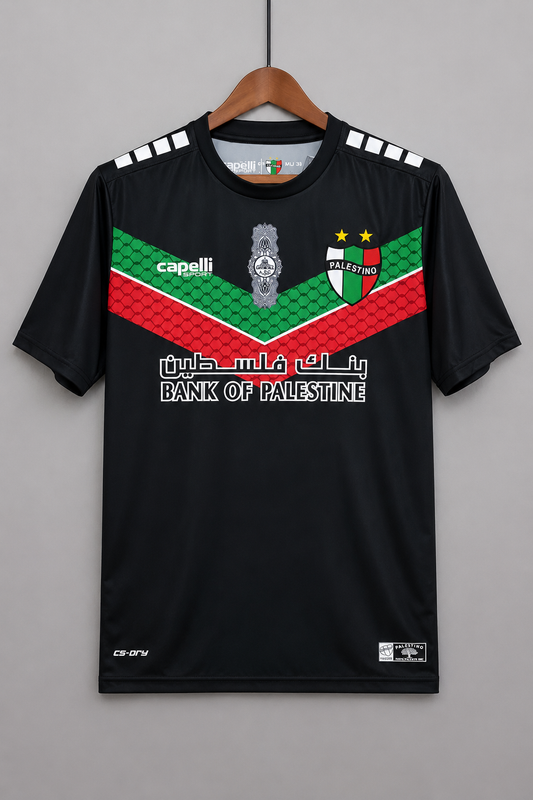 Palestino 2022-2023 Udebanetrøje Sort